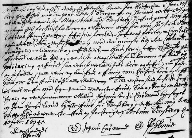 SAKO, Tønsberg byfogd, G/Ga/Gaa/L0001: Pantebok nr. I 1, 1690-1699, s. 30